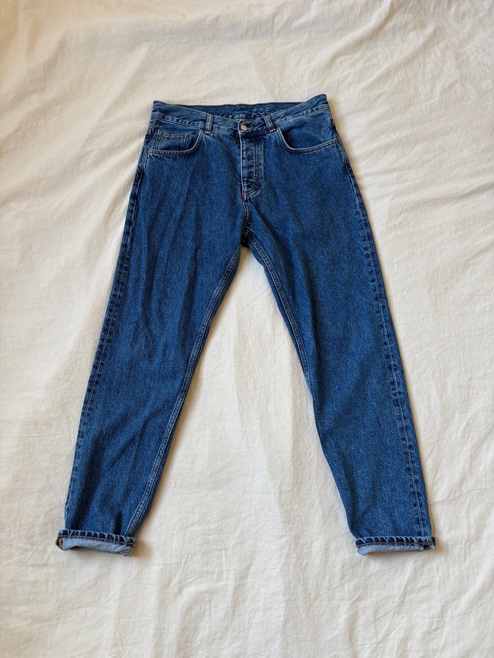 COS Blue Straight Tapered Jeans Size 31